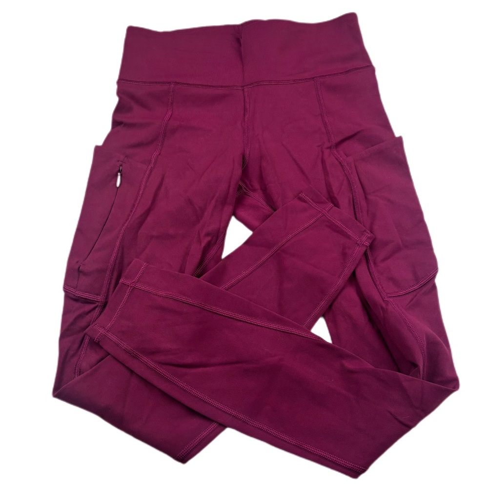 Athleta All In 7/8 Tight Raspberry Size XS Leggings